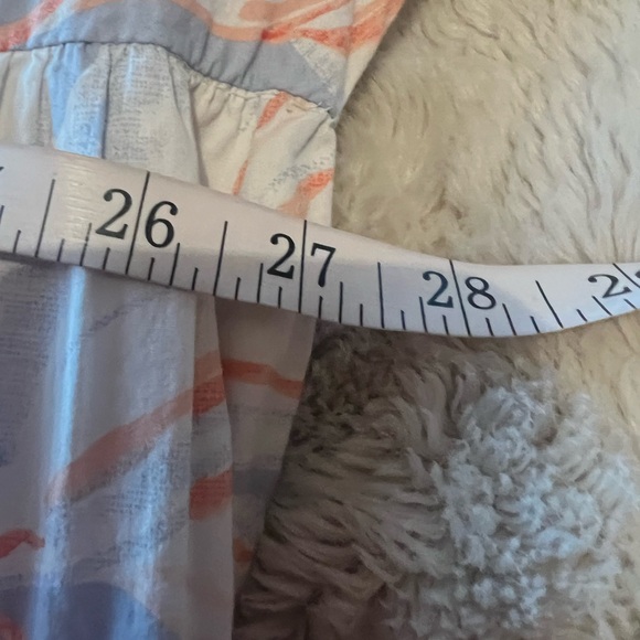 Anthropologie Bettina Blue Floral Long Sleeve Dress - Picture 5 of 5